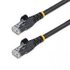 StarTech.com 1.5m CAT6 Ethernet Cable, 10 Gigabit Snagless RJ45 650MHz 100W PoE Patch Cord, CAT 6 10GbE UTP Network Cable w/Strain Relief, Black, Fluke Tested/Wiring is UL Certified/TIA - Category 6 - 24AWG (N6PATC150CMBK) - Patch cable - RJ-45 (M) to RJ-